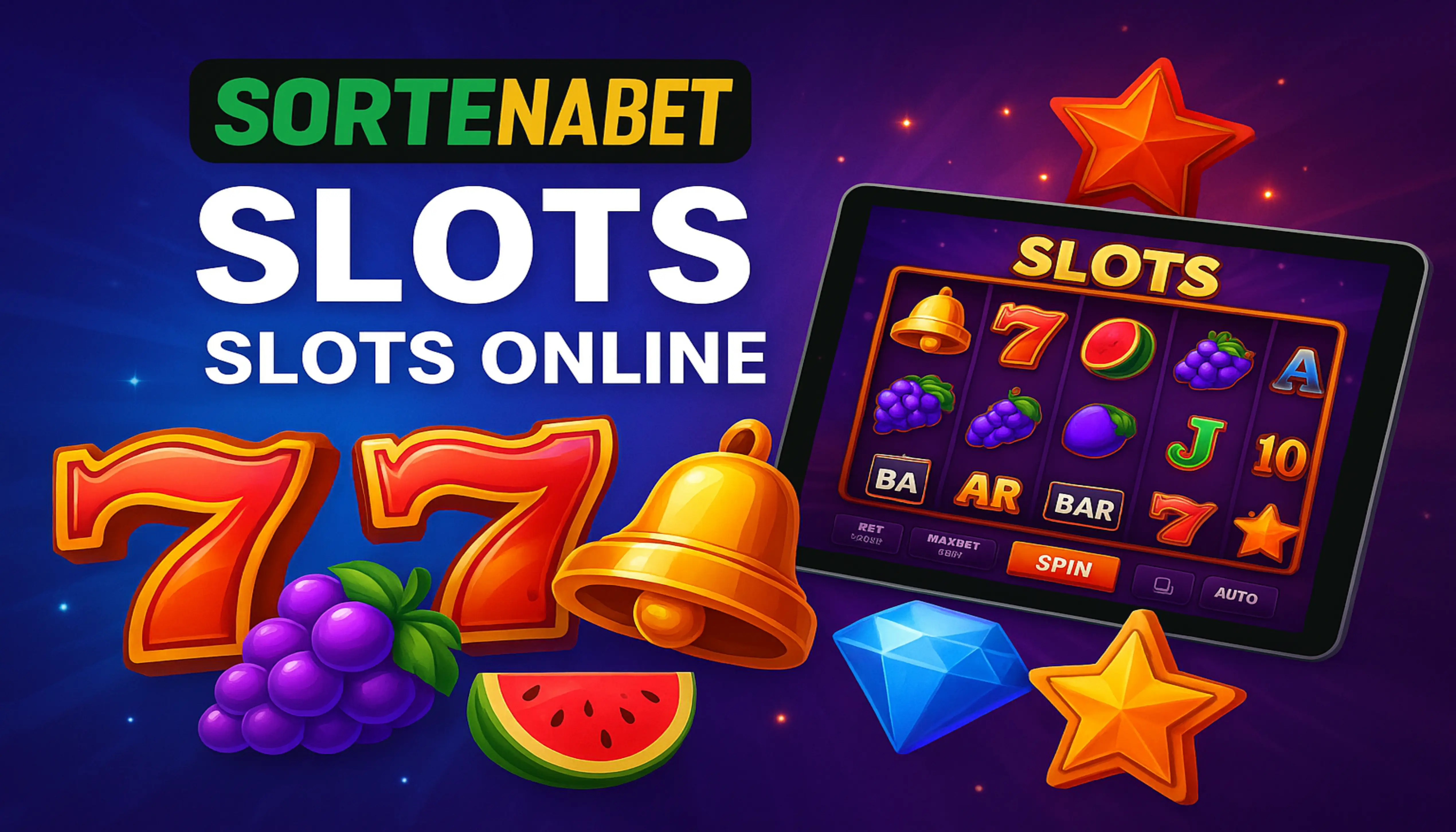 Explore o mundo das slot machines no SORTENABET Casino